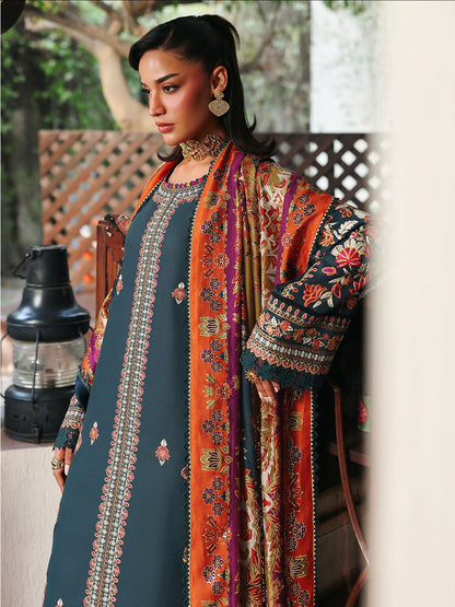 Binilyas Lumina Summer-26 Lawn Embroidered Unstitched 3-Piece Suit-L74-A