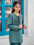Velvour Girls Cotton Embroidered Stitched 2-Piece Suit-VG125-C