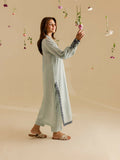 Mahnur Lawn Embroidered Stitched 2-Piece Suit-Crystal