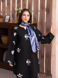 Panache Apparel Winter Core Linen Embroidered Stitched Suit-Floe
