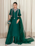 Hussain Rehar Moon In The Golden Cup Raw Silk Embellished Stitched 3-Piece Suit-Stella