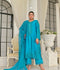 Farooq Hameed Studio Silk Embroidered Stitched 3-Piece Suit-Elli