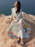 Mahnur Sirene Luxury Lawn Embroidered Unstitched 3-Piece Suit-Luna
