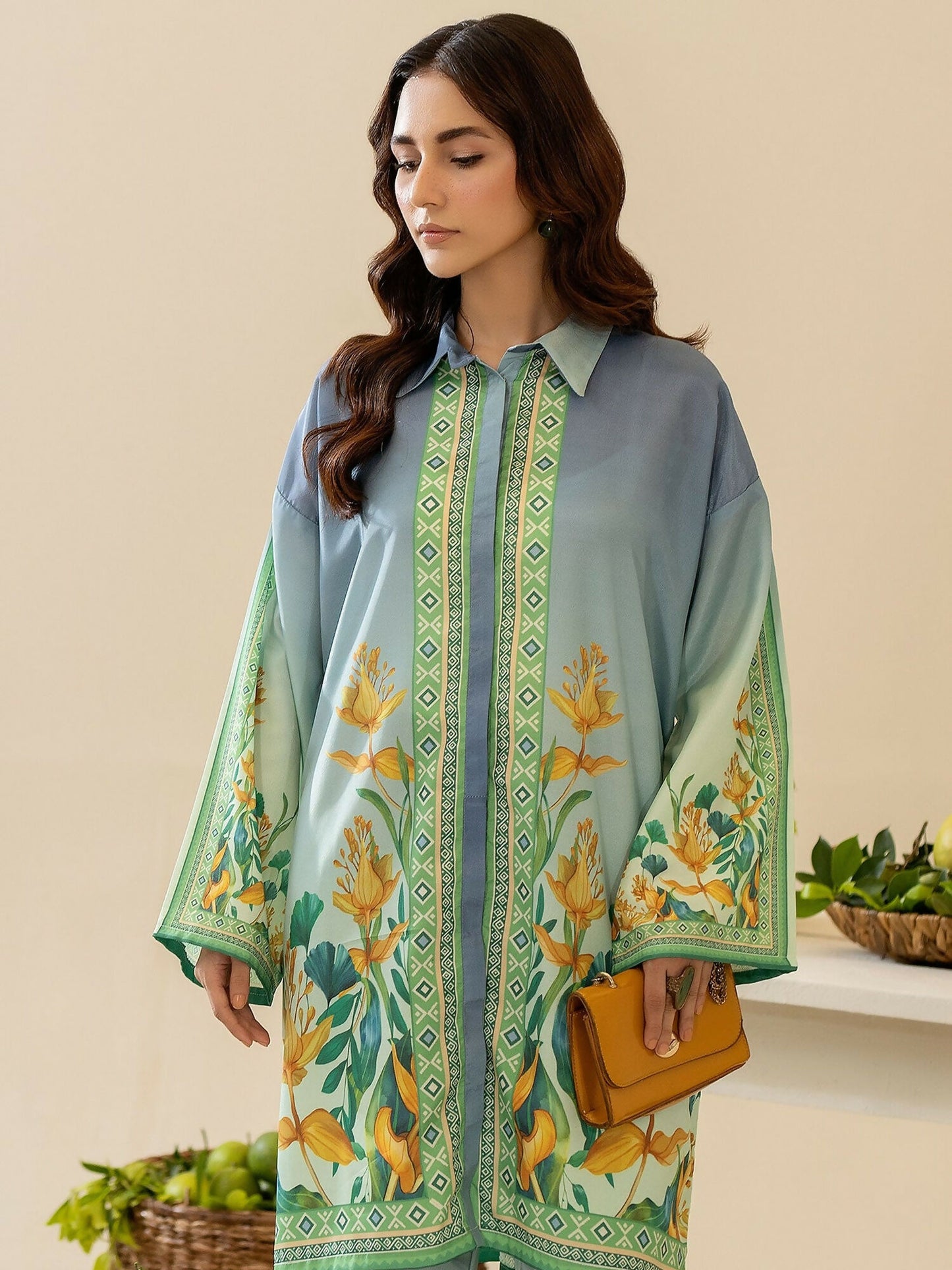 Panache Apparel Crepe De Luxe Crepe Printed Co-Ord Set-Xyra