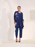 Ruby's Couture The Luxe Edit Sheesha Silk Embellished Stitched 3-Piece Suit-Noura