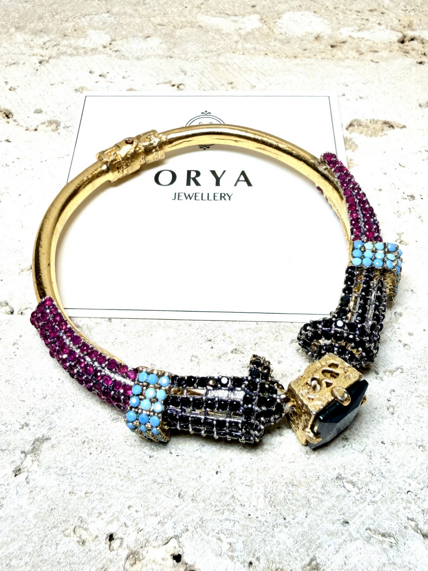 Orya Jewellery Multi Jewel Bangle