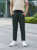 Velvour Imported Popcorn Trouser-VWT44-AT