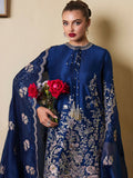 Hussain Rehar Pret SS'25 Raw Silk Embellished Stitched 3-Piece Suit-Twil