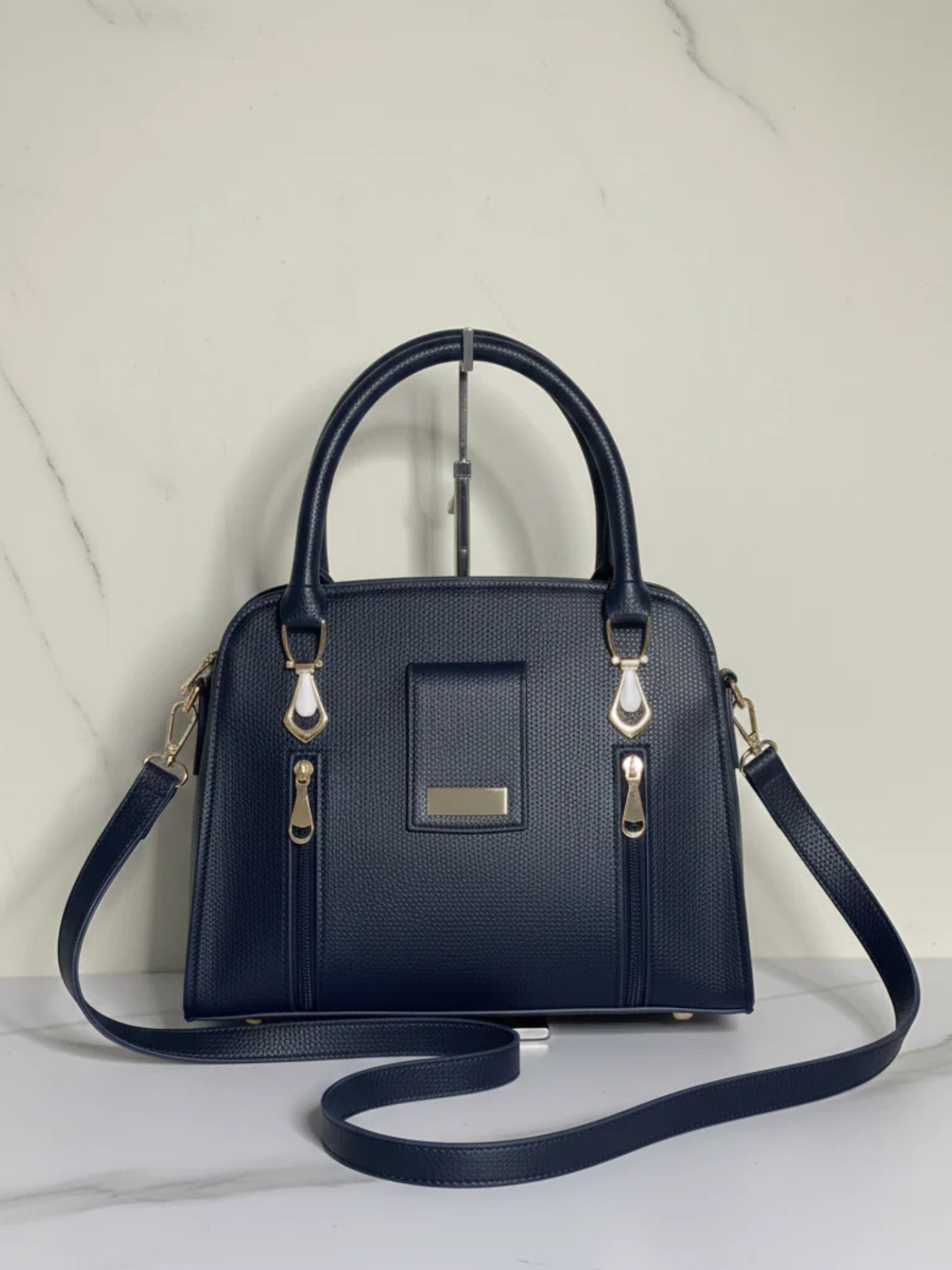 Blue Zebaish Collection Hand Bag-ZB-035