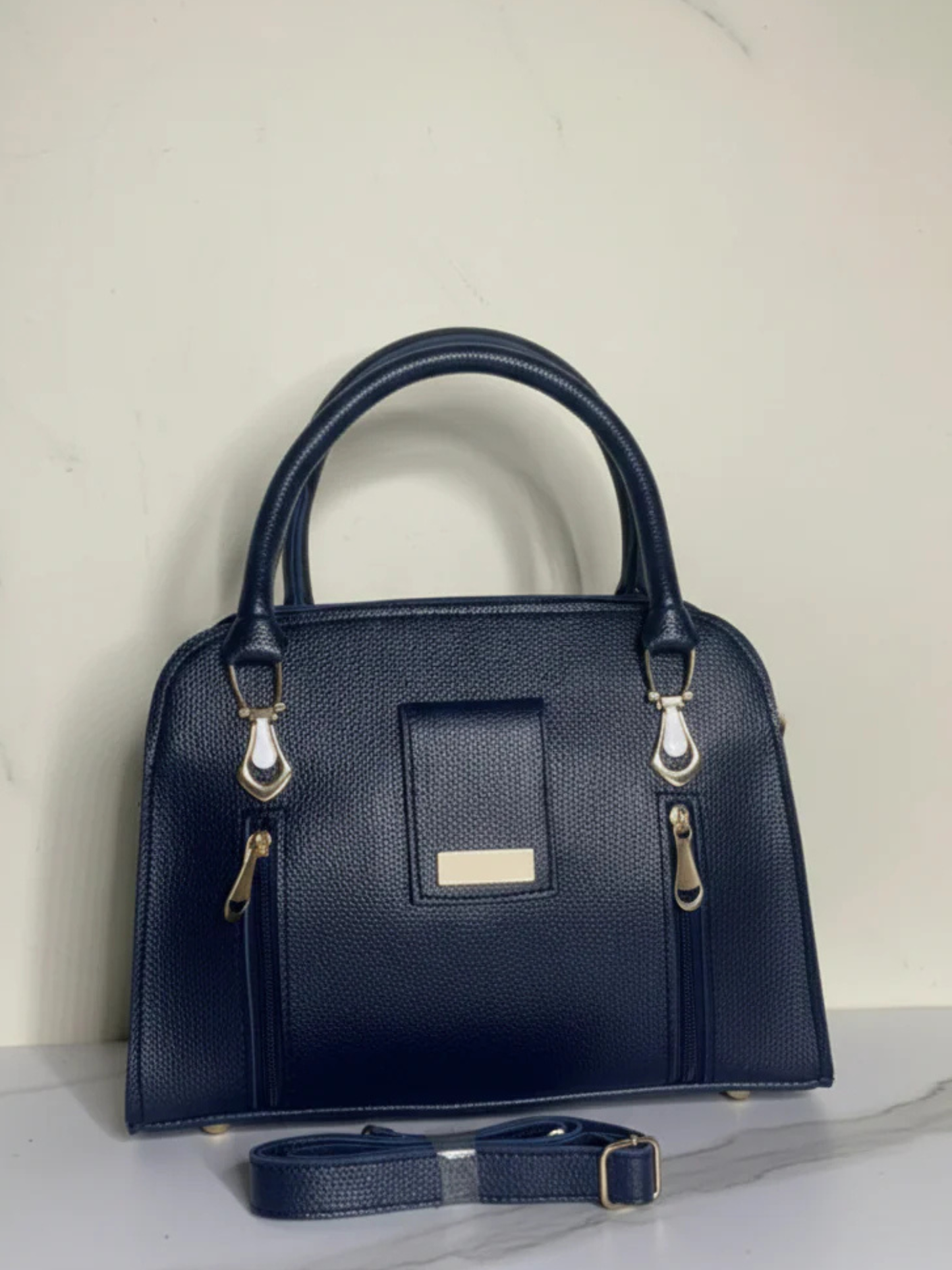 Blue Zebaish Collection Hand Bag-ZB-035