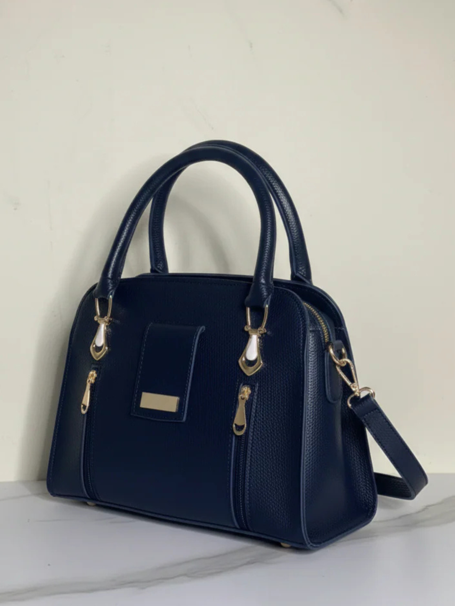 Blue Zebaish Collection Hand Bag-ZB-035