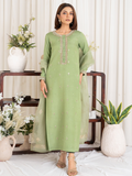 Allure By IH Luxury Pret Raw Silk Embellished Stitched 3-Piece Suit-Fatin