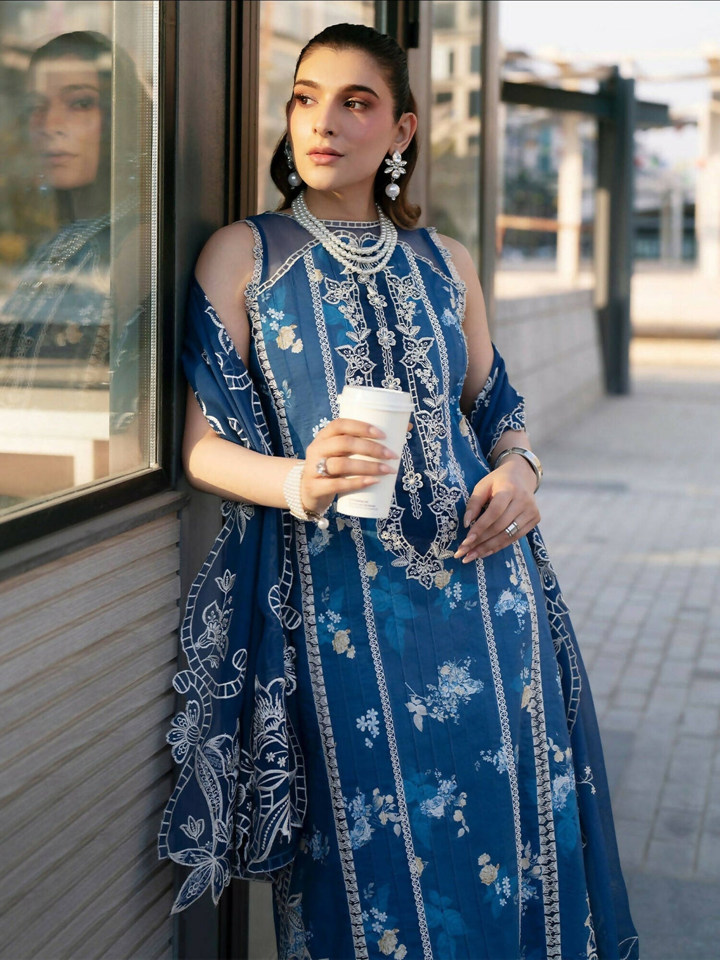 Mahnur Broadway Luxury Lawn'26 Embroidered Unstitched 3-Piece Suit-BW-003