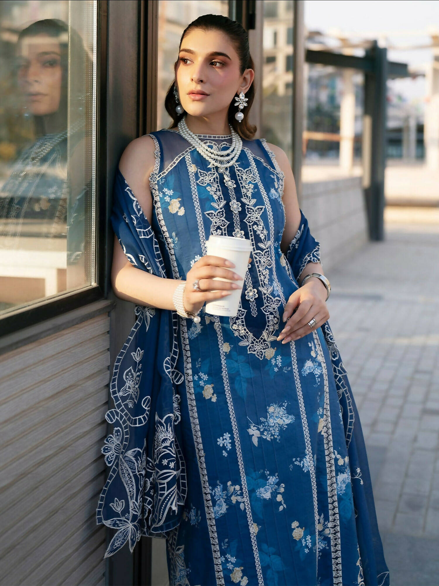 Mahnur Broadway Luxury Lawn'26 Embroidered Unstitched 3-Piece Suit-BW-003