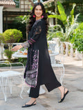 Parishay Panache Winter Corduroy Embroidered Stitched 3-Piece Suit-PNE-01