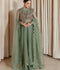 Hussain Rehar Moon In The Golden Cup Organza Embellished Stitched 4-Piece Suit-Venus