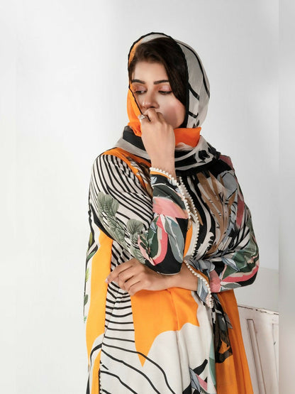 Imran Aftab Aura Summer Lawn Printed Stitched 3-Piece Suit-IALC 02