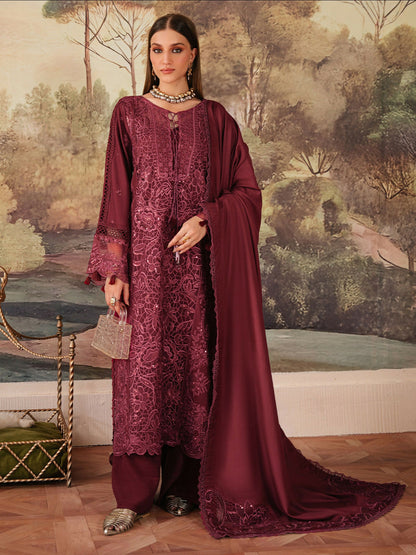 Mahnur Secret Garden Karandi Embroidered Unstitched 3-Piece Suit–SG-006