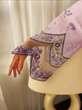 Mahnur Leila Lawn'26 Embroidered Stitched 3-Piece Suit-L-04
