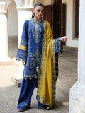 Hussain Rehar Lawn'25 Embroidered Unstitched 3-Piece Suit-Riviera