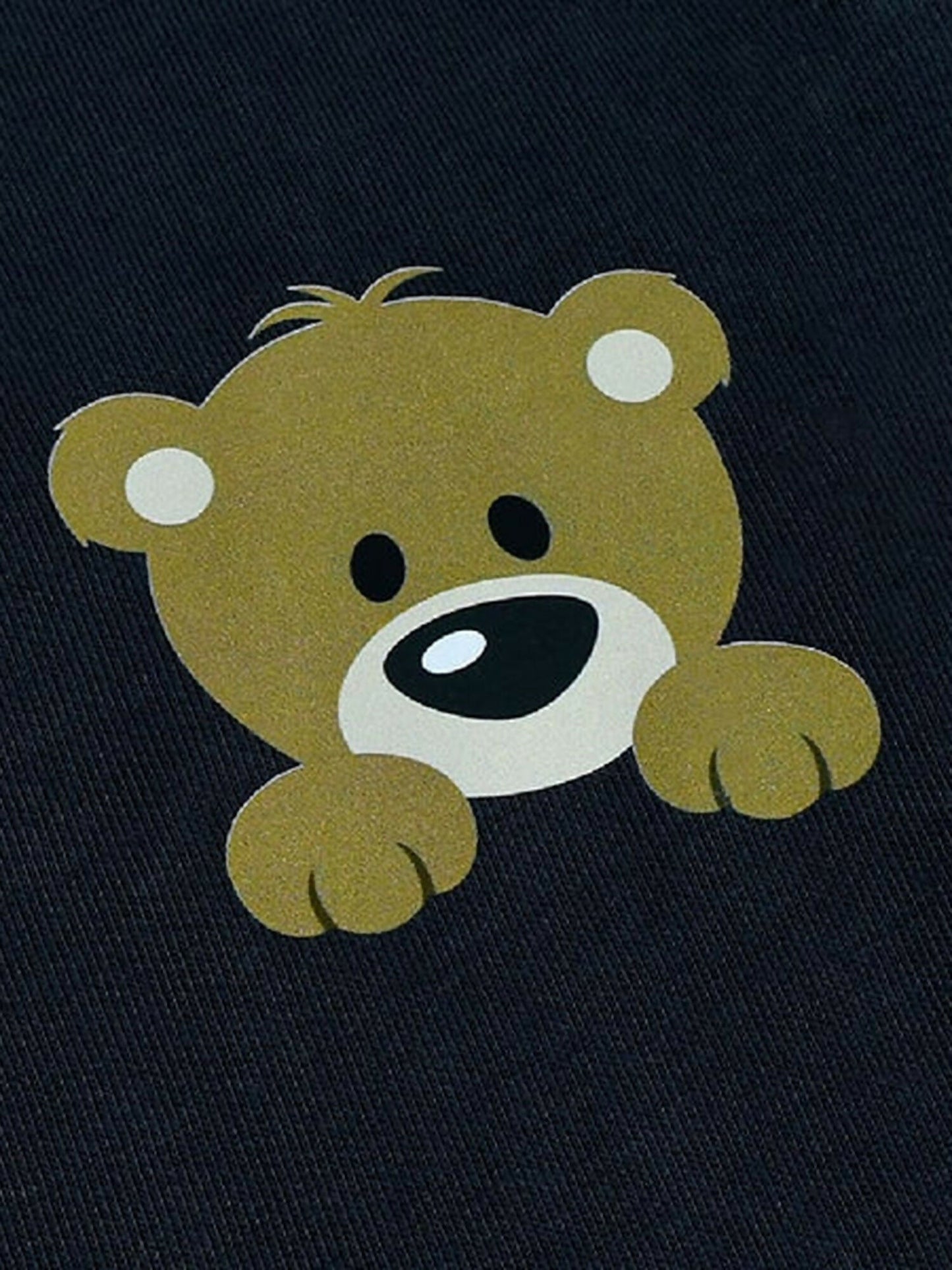 Jupiter Printed Teddy Bear Twin Set-13995