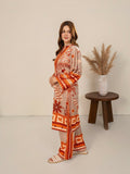 Stylish Collection Velvet Vogue Printed Co-Ord Set-Zimal Rude