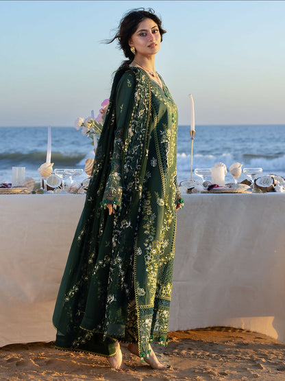 Mahnur Sirene Luxury Lawn'26 Embroidered Unstitched 3-Piece Suit-S-03
