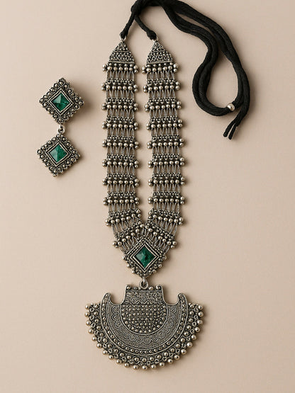 Durwaj's Oxidized Silver Set-DW-001