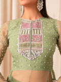Allure By IH Luxe Formals Organza Embellished Lehenga-Molly