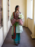 Jugnu By Hussain Rehar SS'25 Cotton Embroidered Unstitched 3-Piece Suit-Rupal