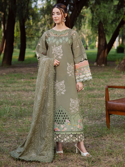 Parishay Winterwood Tales Khaddar Embroidered Unstitched 3-Piece Suit- WW - 13
