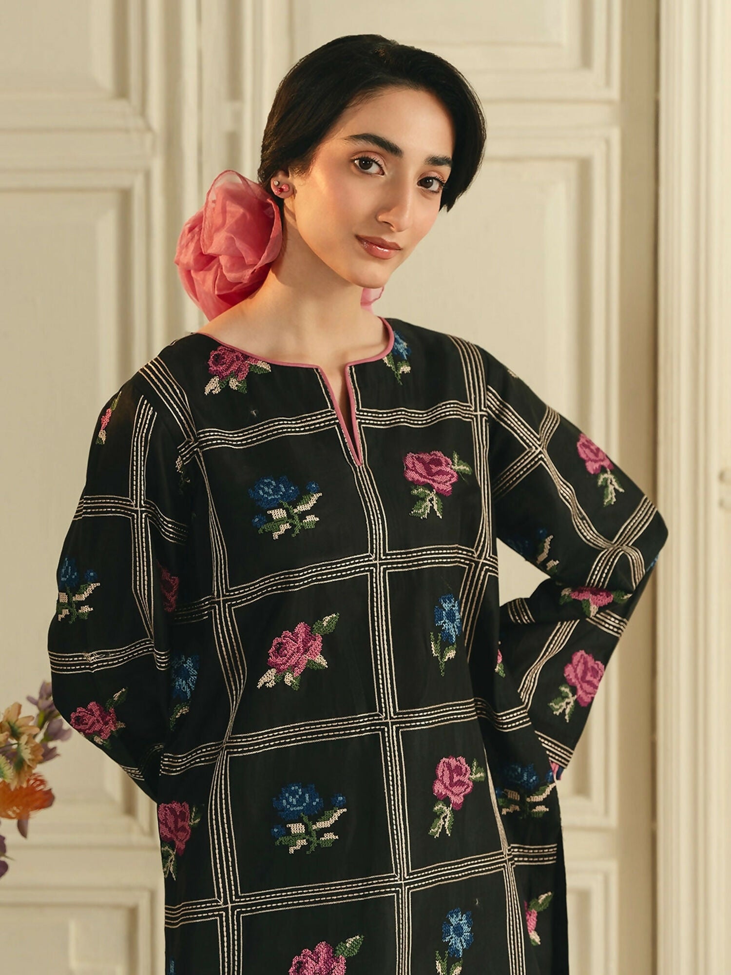 Mannat Clothing Boho Summer'26 Cotton Embroidered Stitched Suit-Veronica
