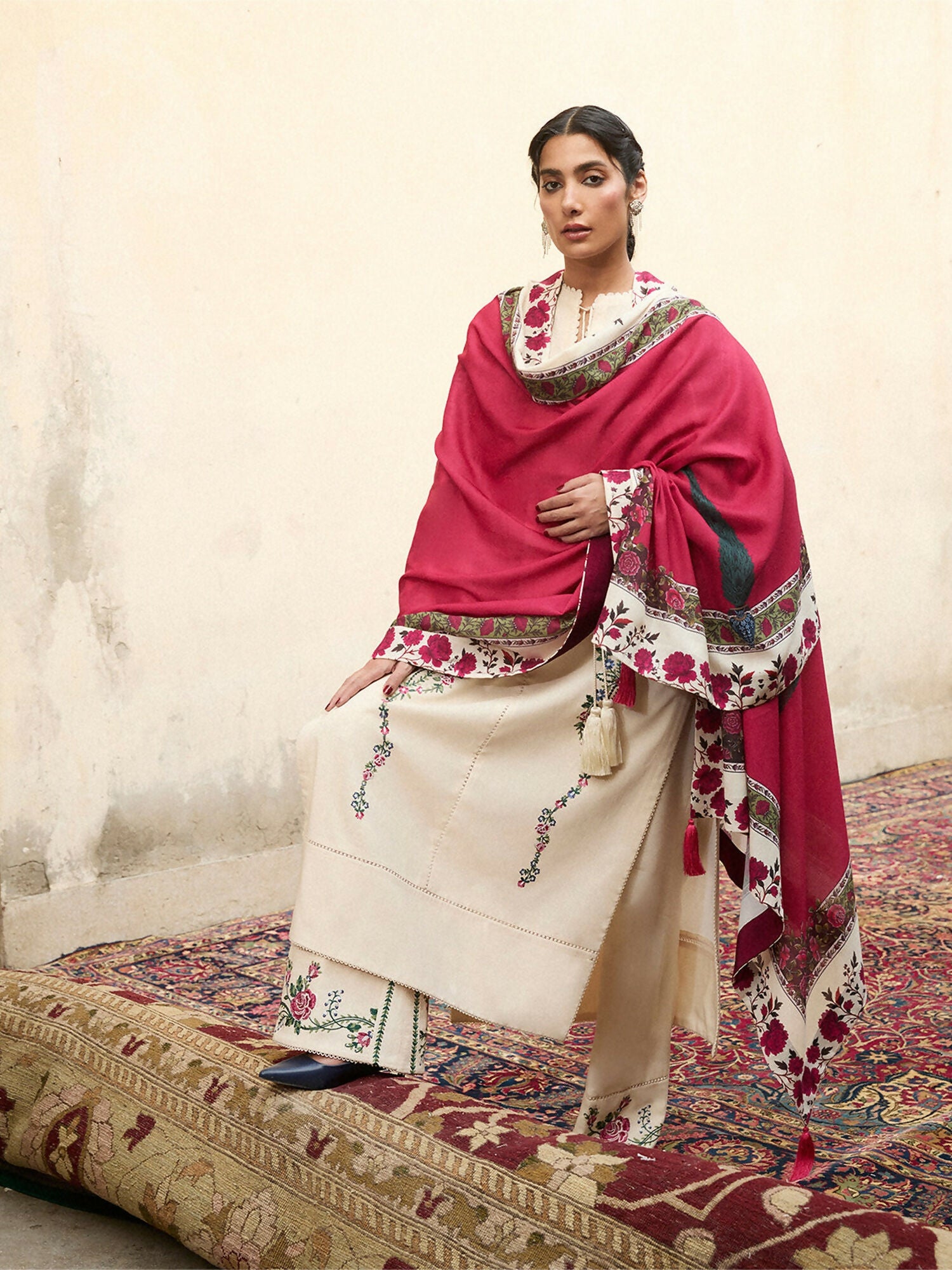 Jugnu by Hussain Rehar Karandi AW 25 - Edit III Embroidered Unstitched 3-Piece Suit-Zura
