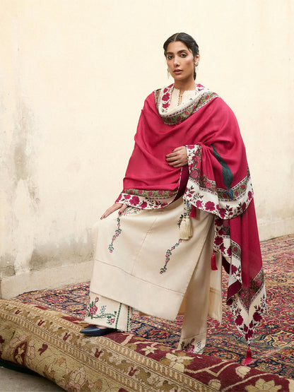 Jugnu by Hussain Rehar Karandi AW 25 - Edit III Embroidered Unstitched 3-Piece Suit-Zura