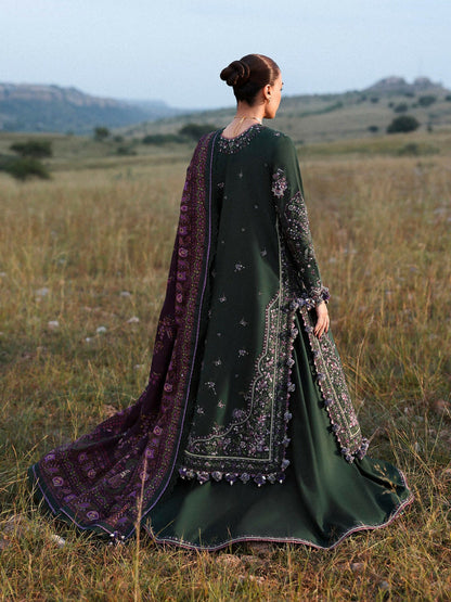 Hussain Rehar Khaddar'25 Embroidered Unstitched 3-Piece Suit-Gulbasi