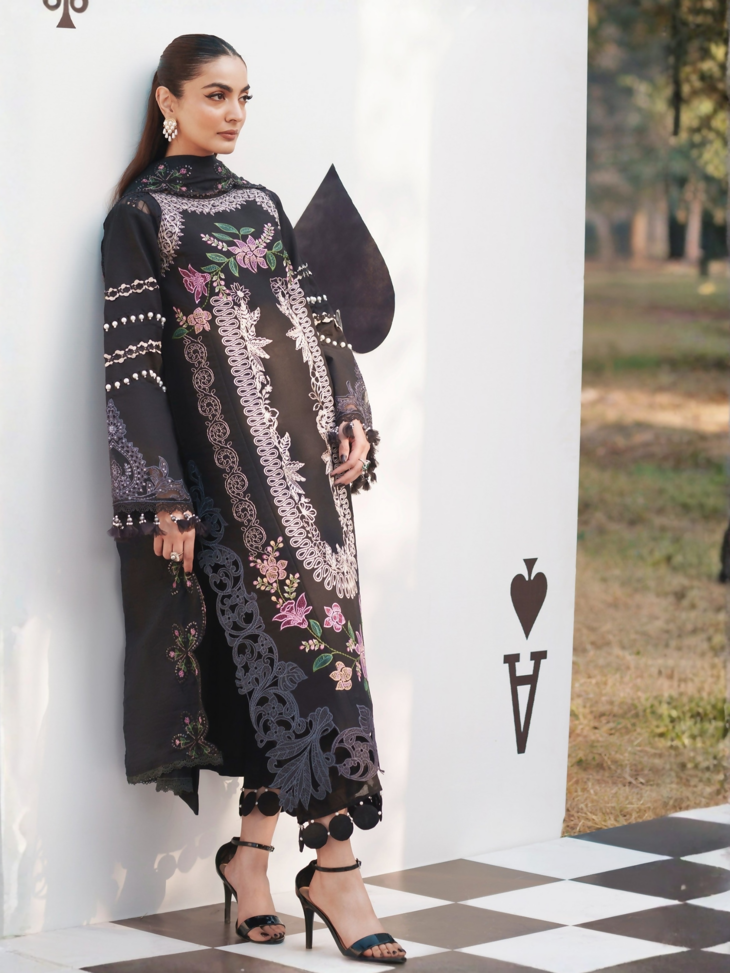 Parishay Summer Queen Lawn Embroidered Unstitched 3-Piece Suit-SQ-05