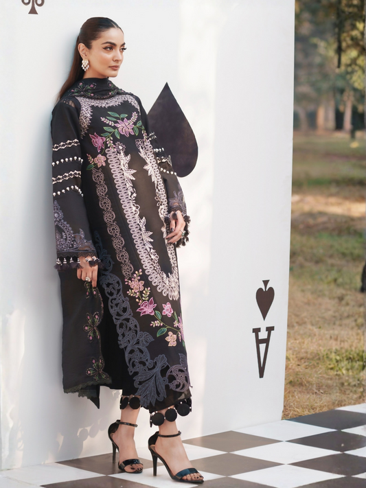 Parishay Summer Queen Lawn Embroidered Unstitched 3-Piece Suit-SQ-05