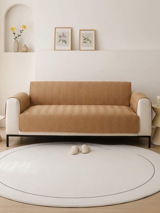 Elegant Bedding Mat Ultrasonic Micro Sofa Cover