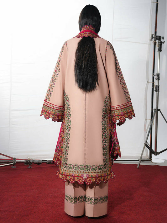 Jugnu by Hussain Rehar The Reserved View SS/Edit I Cotton Embroidered Unstitched 3-Piece Suit-Nazeh