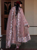 Hussain Rehar Darlings Festive'25 Organza Embroidered Unstitched 4-Piece Suit-Danara