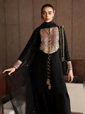 Hussain Rehar Luxury Pret Eid'24 Raw Silk Embellished Stitched 3-Piece Suit-Char