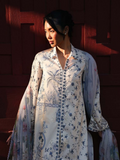 Qalamkar Qprints Lawn'26 Embroidered Unstitched 3-Piece Suit-AX-08-(A)-Aerin