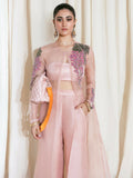 Hussain Rehar Basic Not Basic 2 Organza Embellished Stitched 4-Piece Suit-Linum