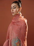 Hussain Rehar Basic Not Basic I Silk Embellished Stitched 3-Piece Suit-Peony