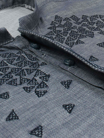 Velvour Boys Cotton Embroidered Stitched Kurta-VB199-A