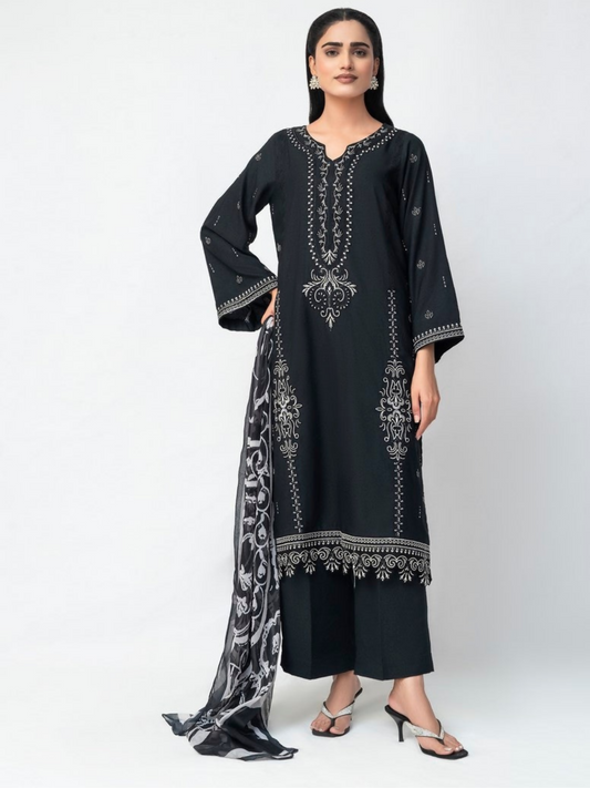 Imran Aftab Maya Winter Karandi Embroidered Unstitched 3-Piece Suit-IAKC-UF-28