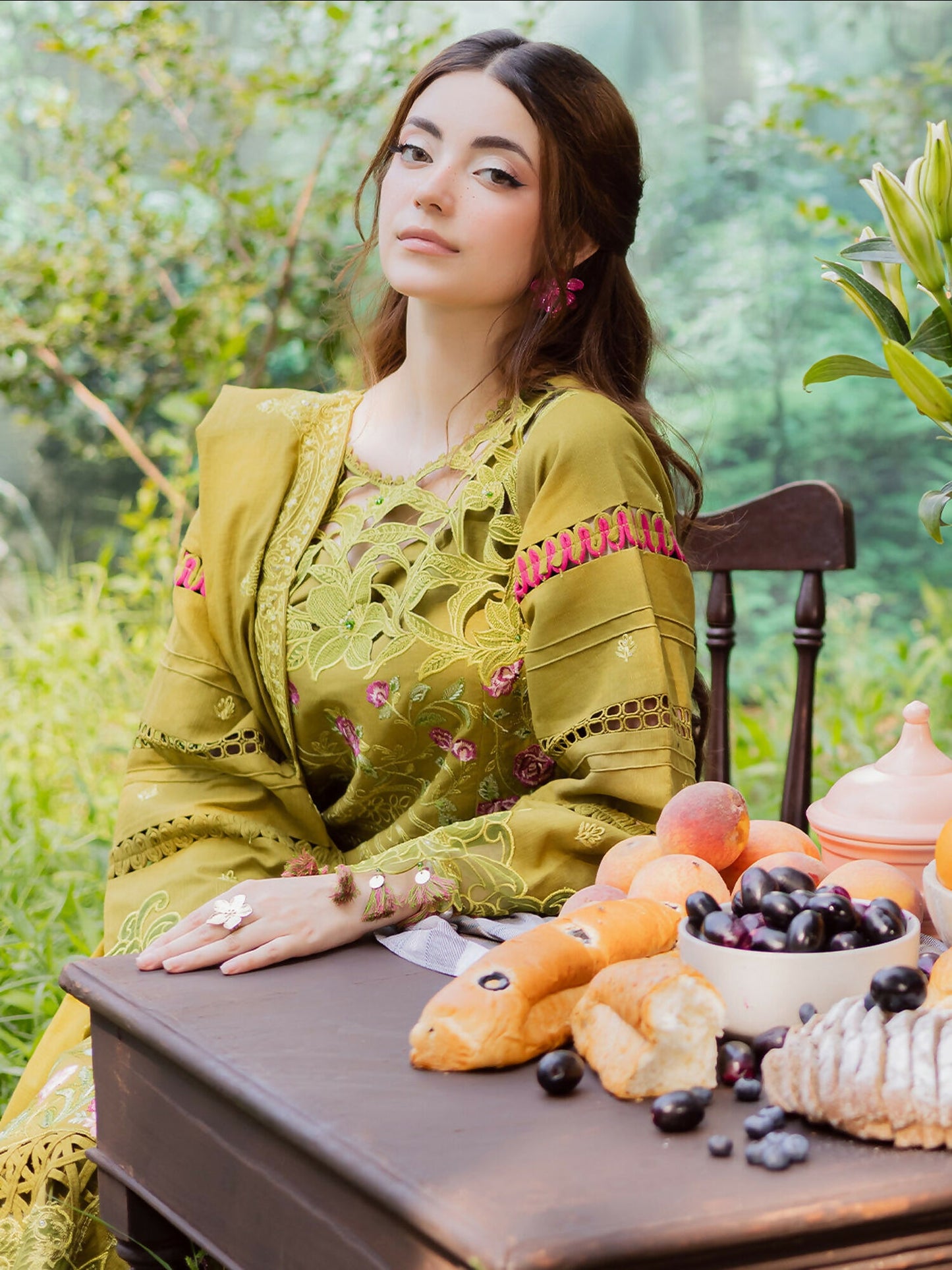 Parishay Winterwood Tales Khaddar Embroidered Unstitched 3-Piece Suit- WW - 05