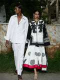 Jugnu By Hussain Rehar Mono'25 Cotton Embroidered Stitched 2-Piece Suit-Nayati