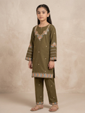 Olive Bin Shaukat Pima Lawn Embroidered Stitched 2-Piece Suit