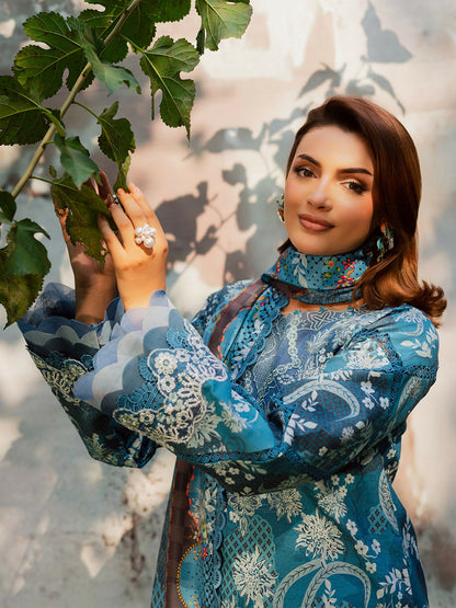 Parishay Rang e Sarma Khaddar Embroidered Unstitched 3-Piece Suit-SAR-01
